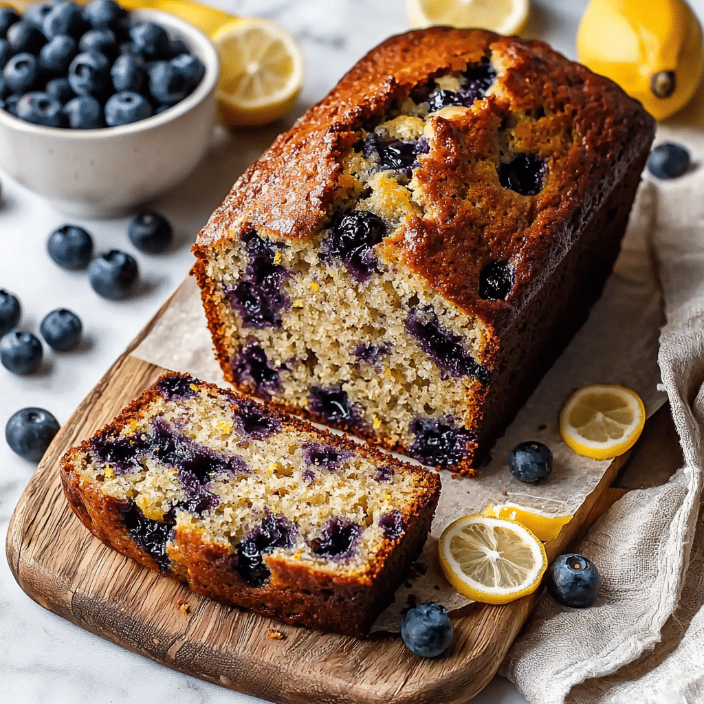 Blueberry Lemon Banana Bread | A Bright Twist on a Classic Comfort 9 blueberry lemon banana bread