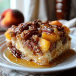 Peach Pecan Cottage Cheese Breakfast Bake | Easy High Protein Breakfast Recipe 6 peach pecan cottage cheese breakfast bake 2